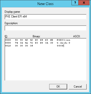 New EFI x64 class